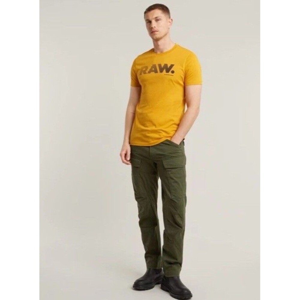 G Star‎ 3D Regular Tapered Cargo Green Pants Men Streetwear y2k Combat NWT 28x30
